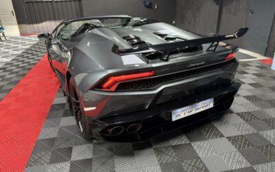 Importateur de Lamborghini Huracán Spyder LP 610-4 V10 au Lac de Garde (Italie)