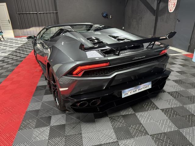 Importateur de Lamborghini Huracán Spyder LP 610-4 V10 au Lac de Garde (Italie)