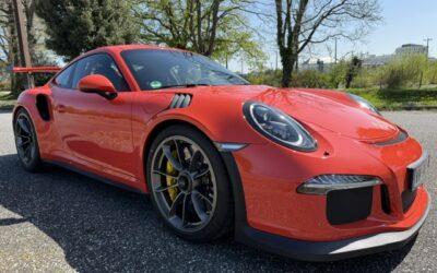 Livraison d&rsquo;une Porsche 911 (991) GT3 RS en Bretagne